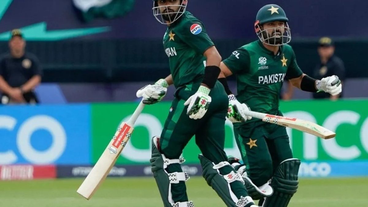 Mohammad Rizwan and Babar Azam batting together for Pakistan - are in the Champions One-Day Cup 2024 squads.