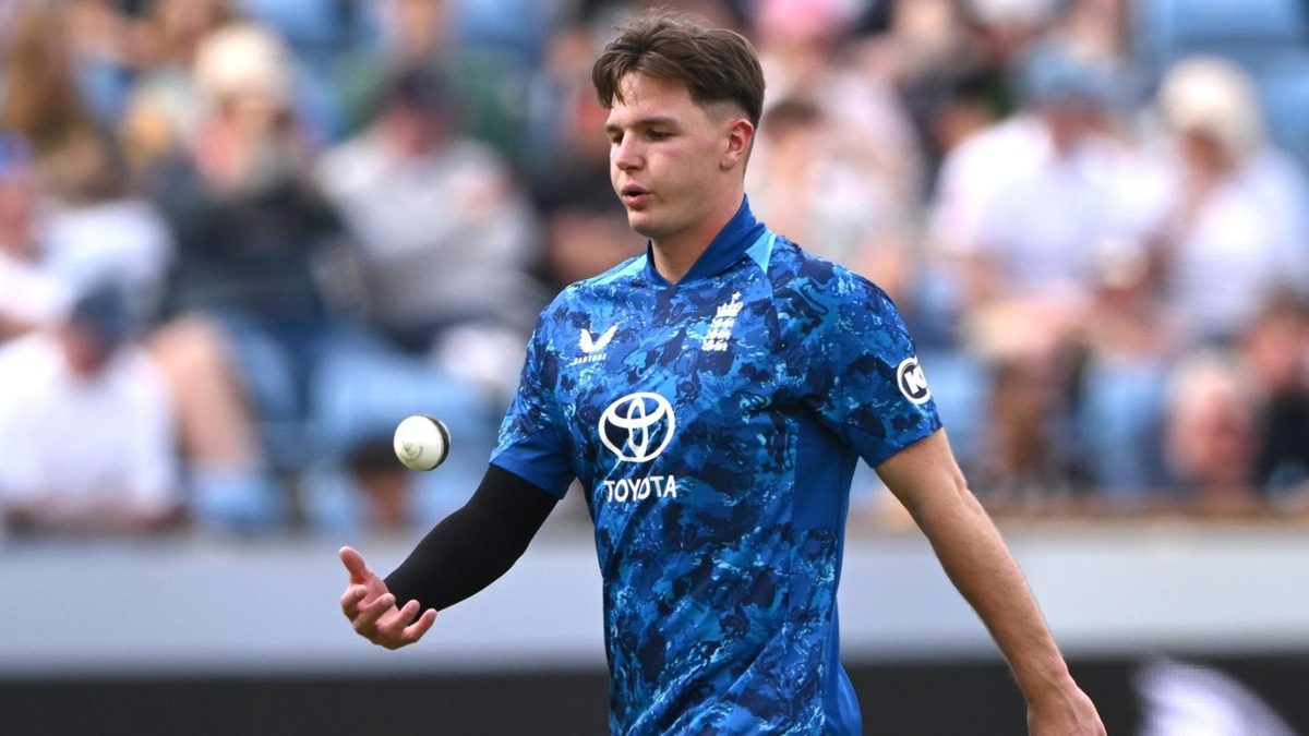 Sonny Baker during the first ODI between England and South Africa 2025
