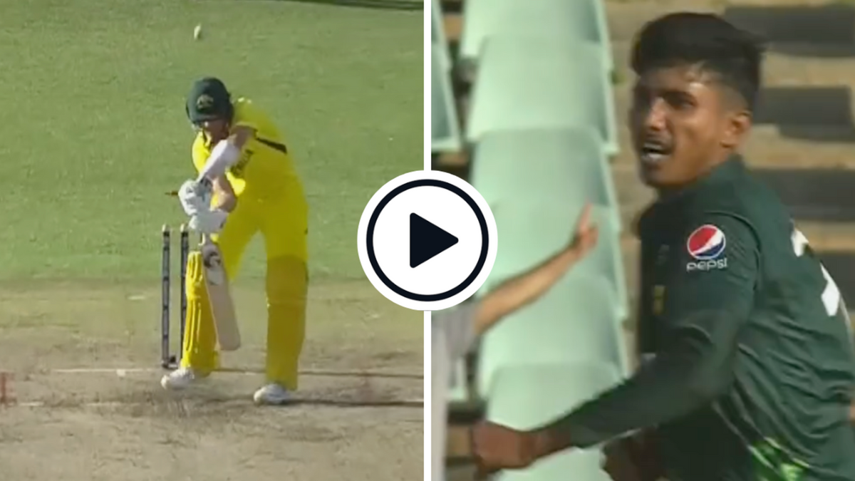 Ali Raza Rind Watch: Ali Raza, 15-year-old Pakistan quick, rips edge, trims bail to ...