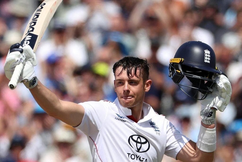 England wicketkeeper sets Test world first with hundred before lunch after coming in on hat-trick ball