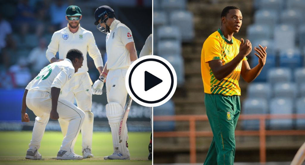Watch: Rabada almost recreates infamous Root celebration, but stops just short