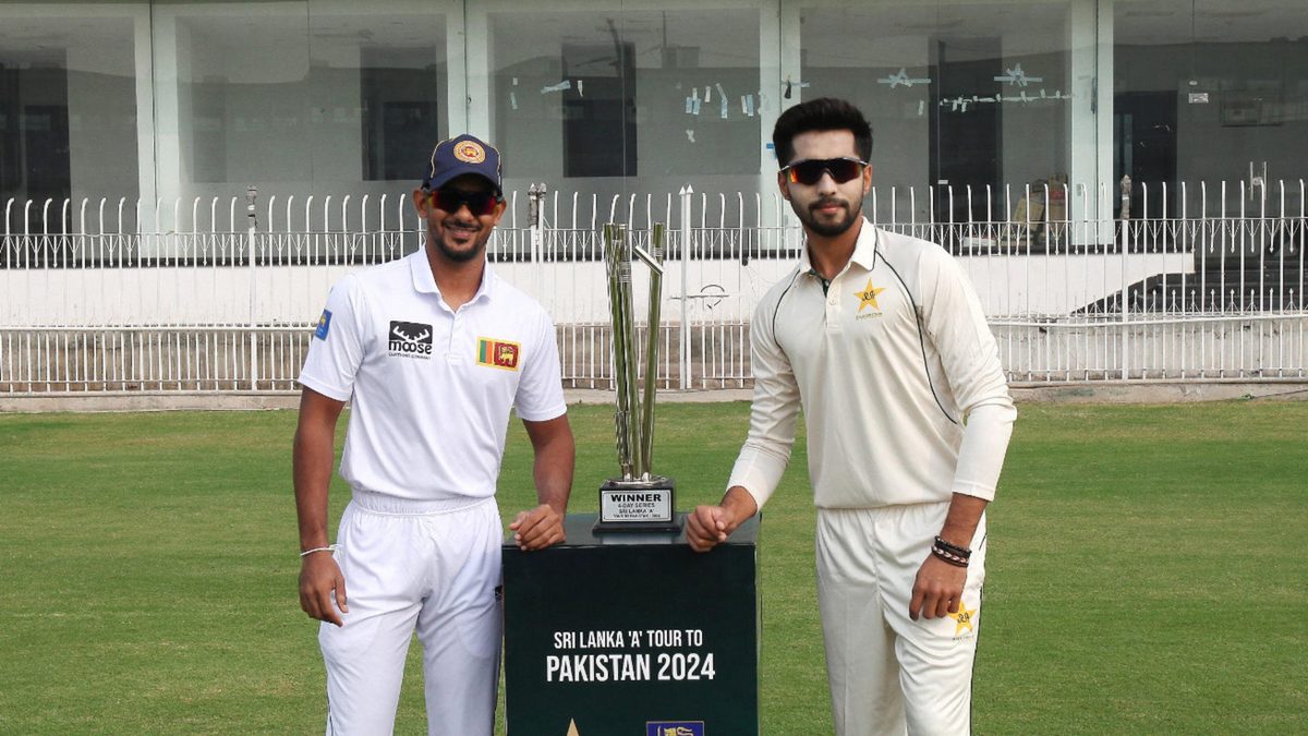 Pakistan A vs Sri Lanka 2024 series trophy unveiled