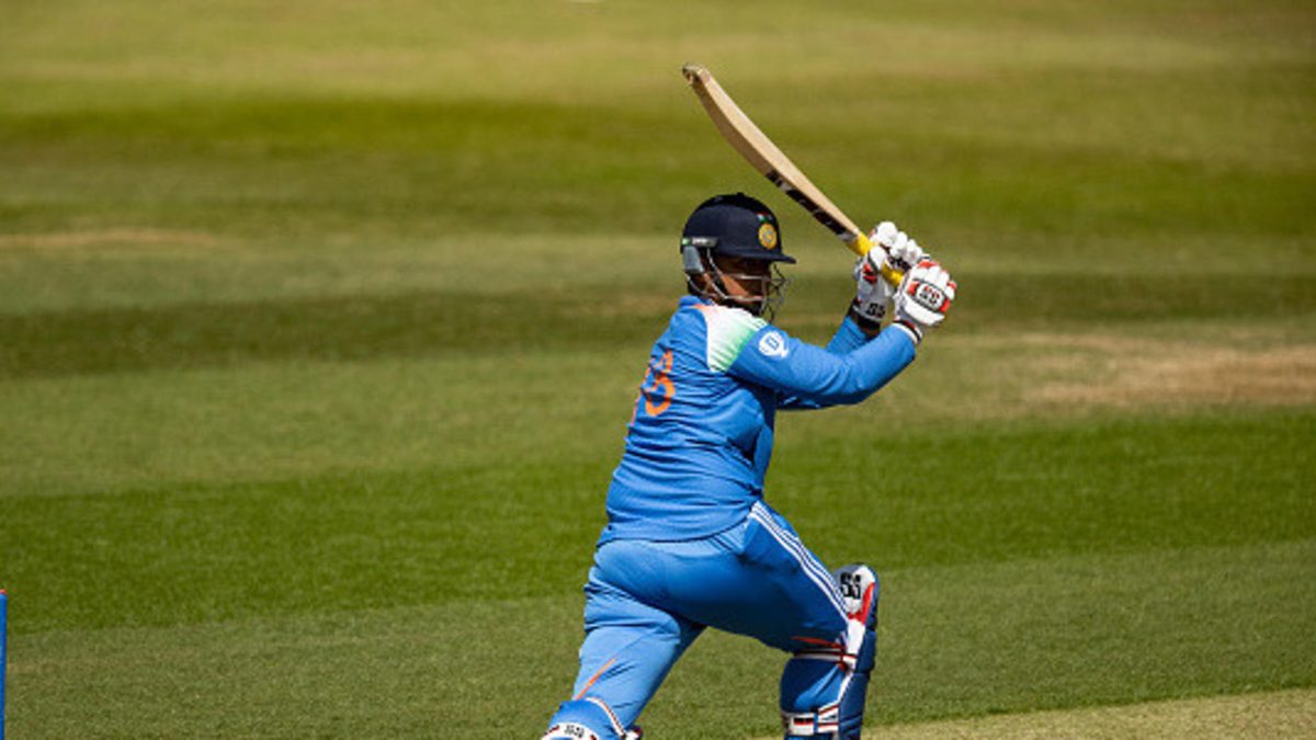 Vaibhav Suryavanshi of India bats during the 2nd Youth ODI match between England U19 and India U19 at The County Ground on June 30, 2025 in Northampton, England