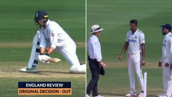 rohit-sharma-debates-with-umpire-after-tom-hartley-out-decision-overturned-despite-umpires-call-ball-tracking.Click to read full article.
