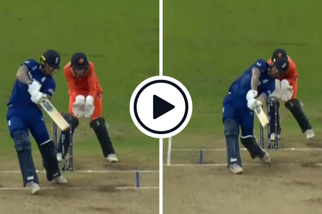 Watch: Ben Stokes smashes 24 runs off one over en route to maiden World Cup ton