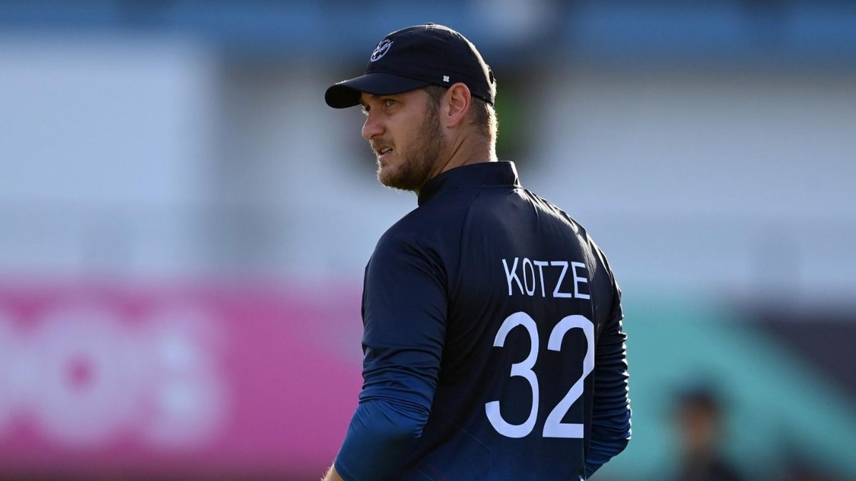 JP Kotze led Namibia in a 16-ball chase against Canada