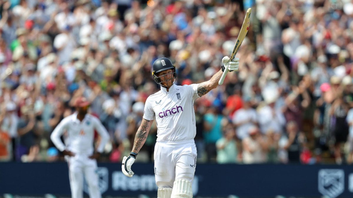 Ben Stokes in action during England’s Test series against West Indies.