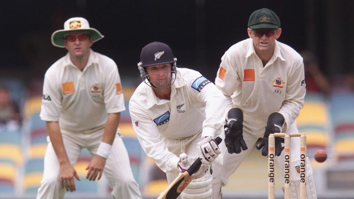 New Zealand took on Australia in a Test at the Gabba in 2001
