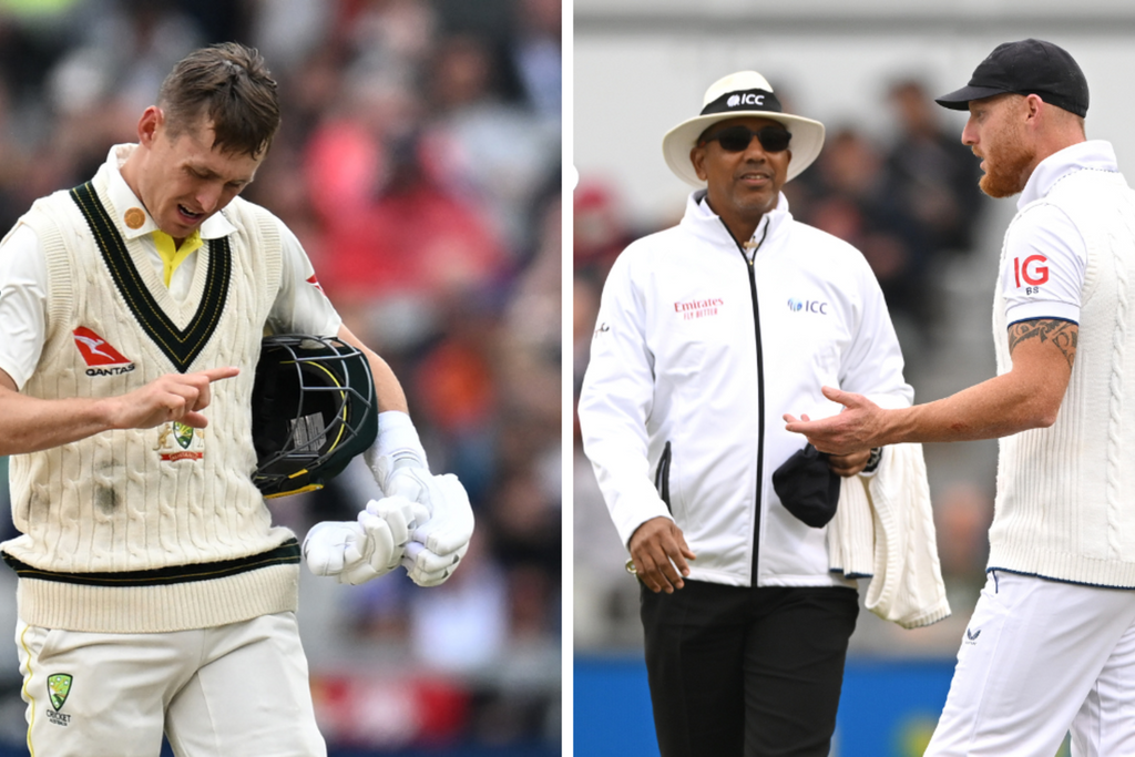 ‘They weren’t happy’ – Marnus Labuschagne explains tetchy replacement-ball discussion with Ben Stokes