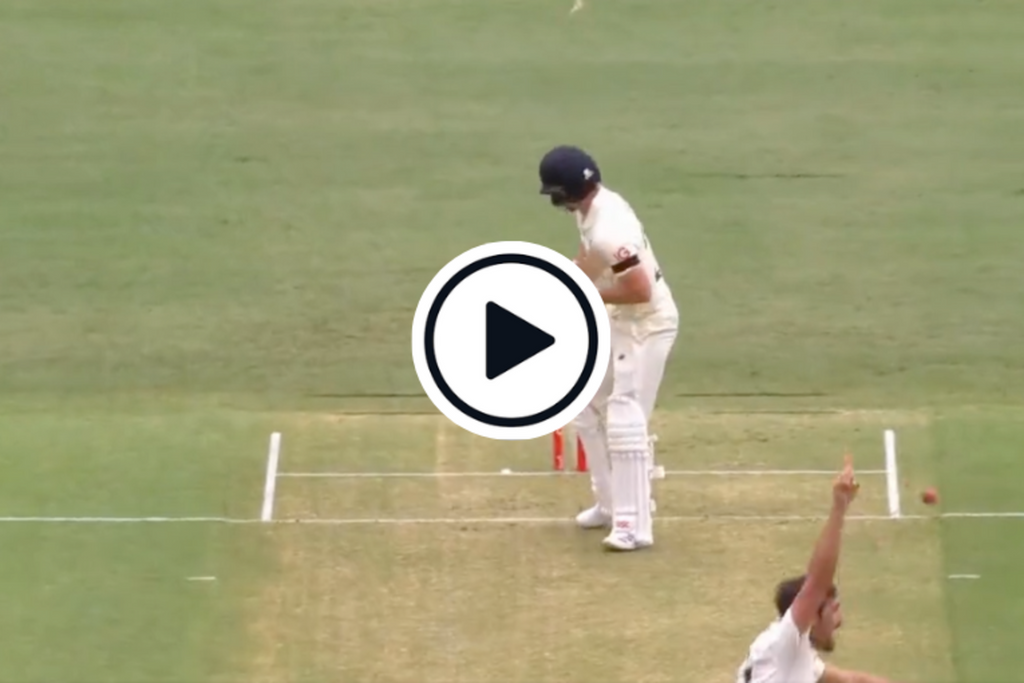 Watch: Mitchell Starc bowls Rory Burns behind his legs with the first ball of the 2021/22 Ashes