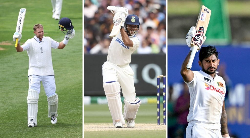 Who were the highest run-scorers in men's Tests in 2024?