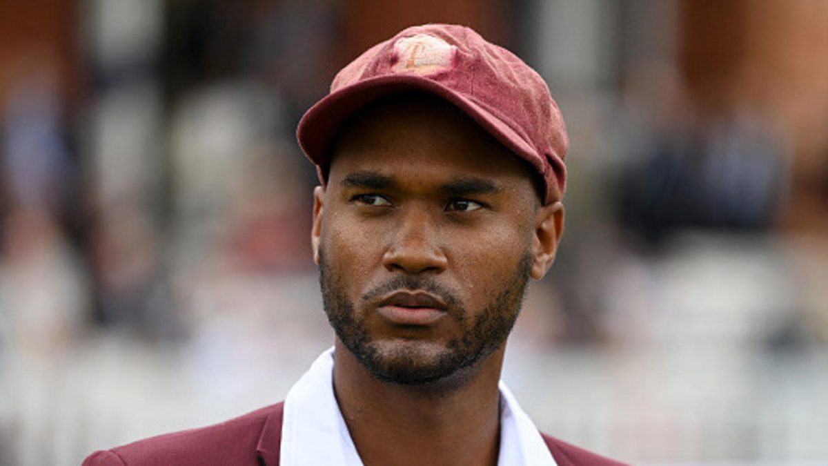 West Indies captain Kraigg Brathwaite ahead of day one of 1st Test Match between England and the West Indies at Lord's Cricket Ground on July 10, 2024 in London, England