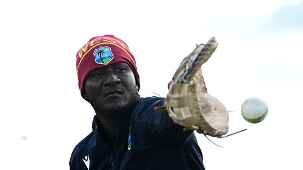 West Indies head coach Daren Sammy before match three of the One Day International Series between Ireland and the West Indies at Castle Avenue Cricket Ground in Dublin