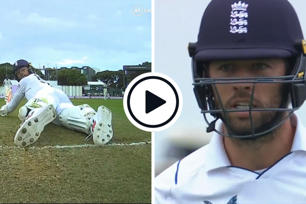 Watch: ‘A heck of a tangle’ – Ben Foakes falls flat on front, gets stumped for duck