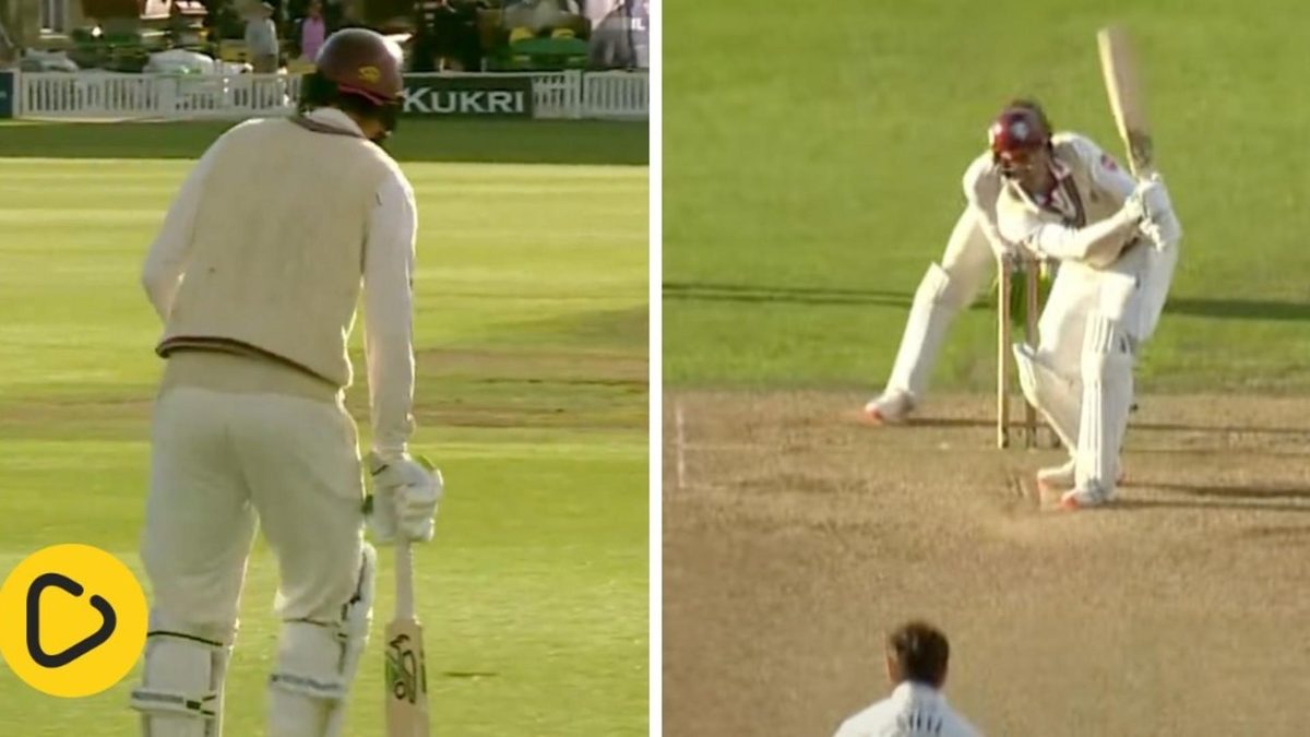 Tom Banton hobbles out to bat on injured ankle in County Championship