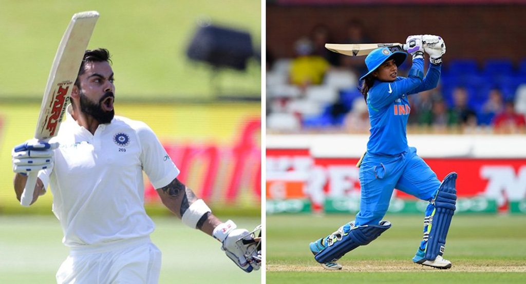 Virat Kohli & Mithali Raj named Wisden’s Leading Cricketers in the World