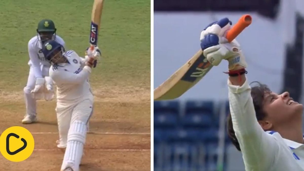 Shafali Verma hit two sixes to reach 199