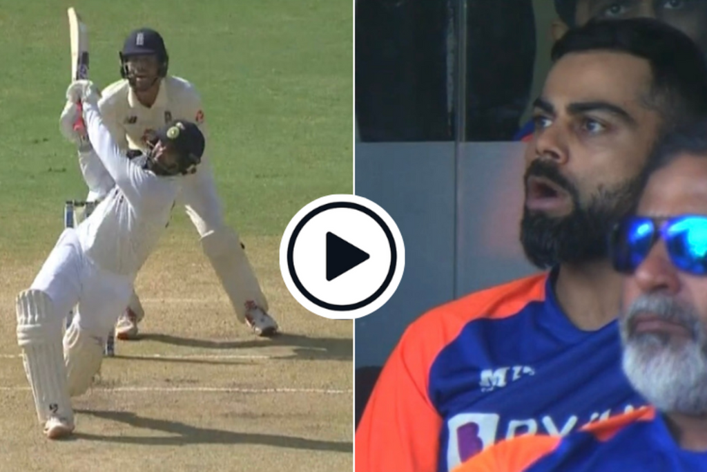 Watch: Virat Kohli’s epic reaction to Rishabh Pant’s six