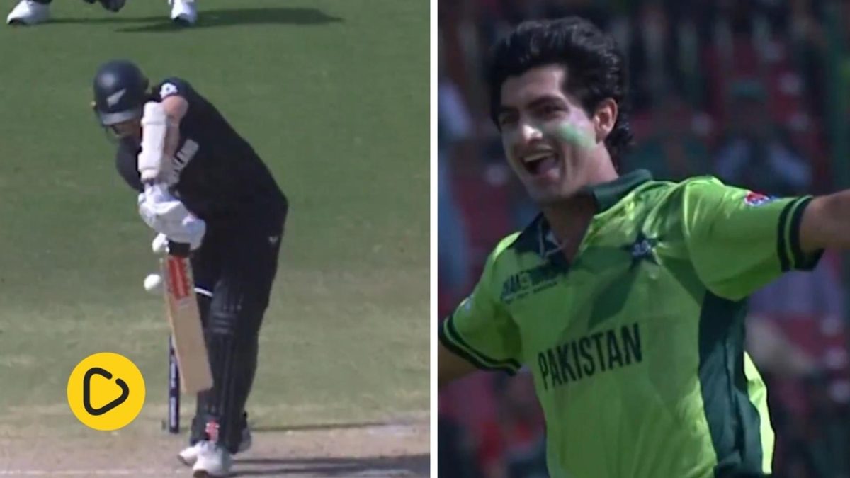 Watch: New Zealand star Kane Williamson was dismissed for his first single-digit ODI score in six years, when he fell for one against Pakistan in the Champions Trophy opener.