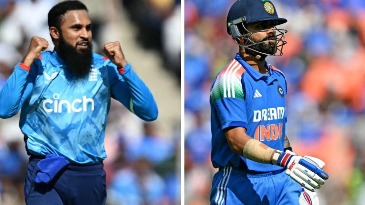 Kohli has been dismissed by Rashid 11 times