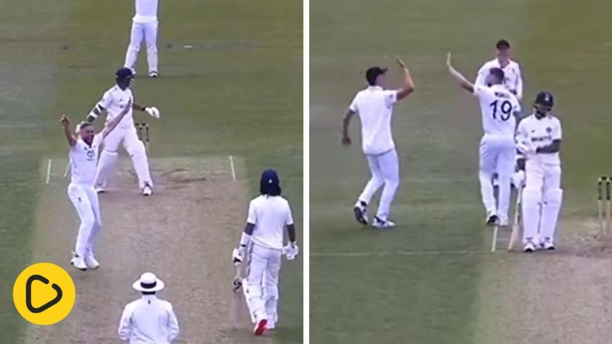 Yashasvi Jaiswal LBW in England Lions v India A