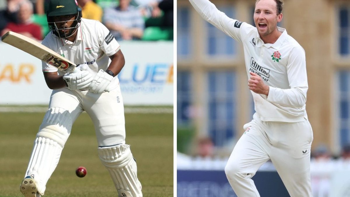 Rehan Ahmed and Tom Hartley both scored centuries and took 10-fors in the same County Championship round