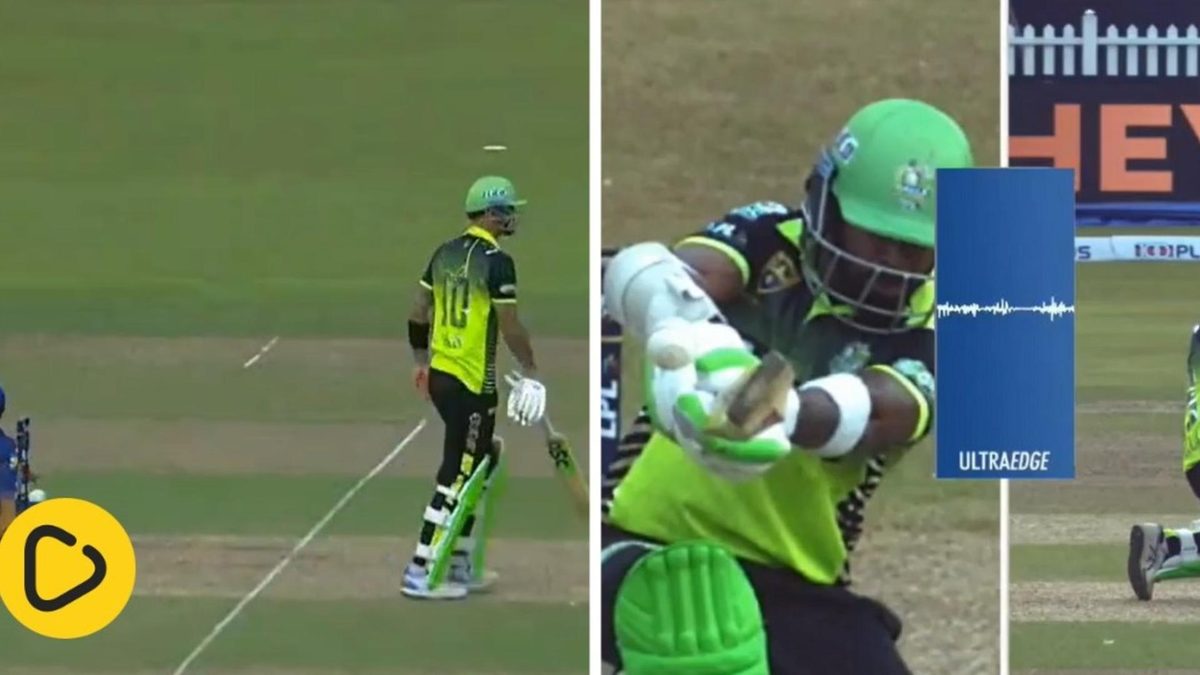 Niroshan Dickwella reviews not out decision