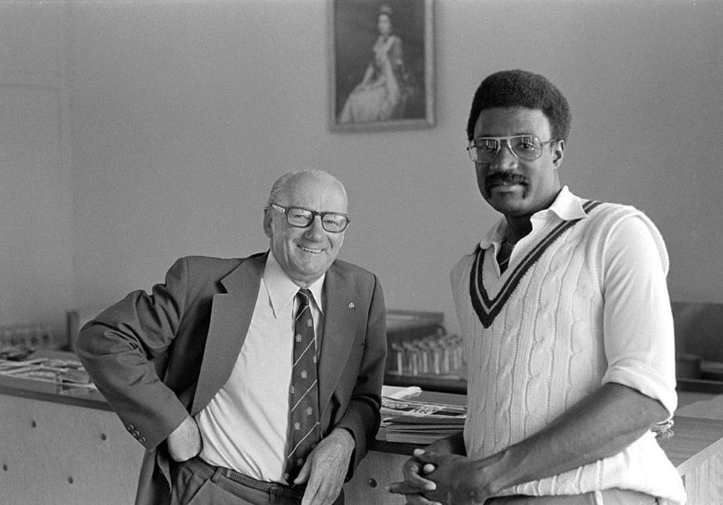 Don Bradman and Clive Lloyd