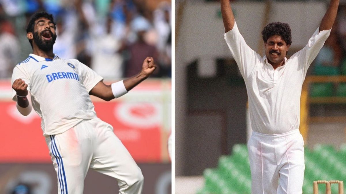 Jasprit Bumrah has reached 400 international wickets and is eyeing Kapil Dev's India record for the most wickets by an Indian fast bowler