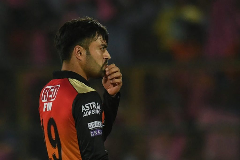 Ace spinner Rashid Khan leaked 44 runs from his four overs, claiming only one wicket