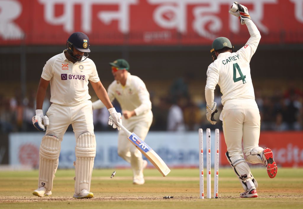 Rohit Sharma getting out in Indore