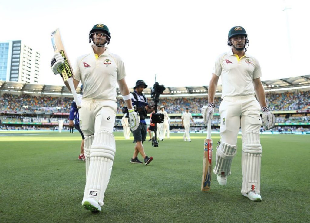 Smith & Marsh stabilise Australia after top order struggle – day 2 report