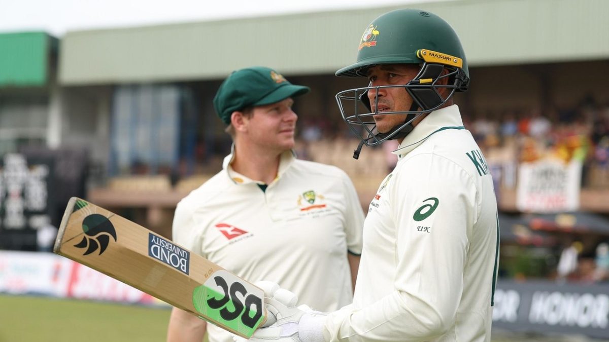Steve Smith and Usman Khawaja put on a record-breaking third wicket partnership in Sri Lanka