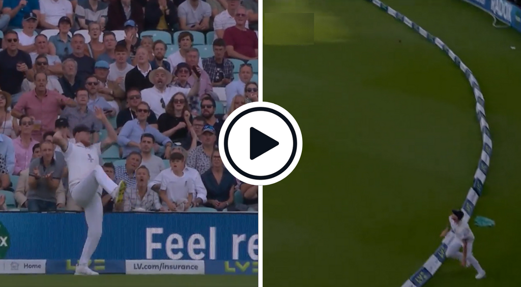 Watch: Ben Stokes completes extraordinary, juggling boundary catch to end Australia innings