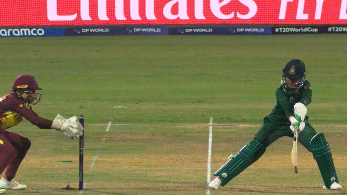 West Indies lost out on a stumping opportunity during their Women's T20 World Cup fixture against Bangladesh, thanks to a rarely-seen no-ball concerning the position of the wicketkeeper.