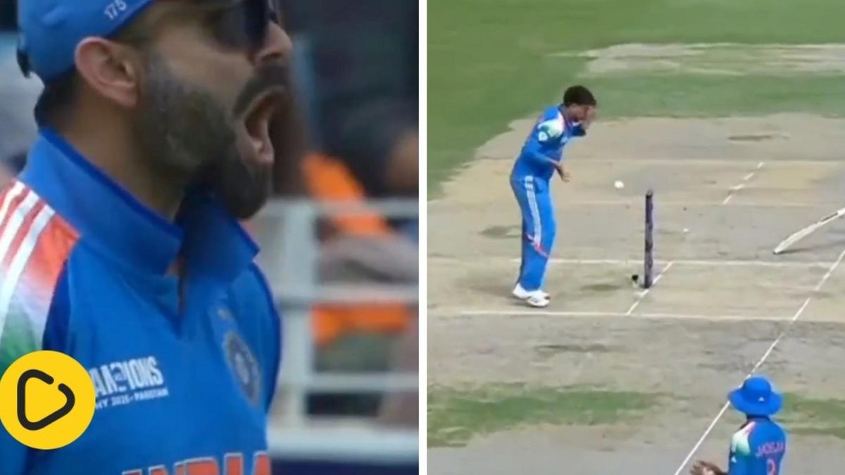 Kohli shouts at Kuldeep Yadav for fielding error during 2025 Champions Trophy semi-final