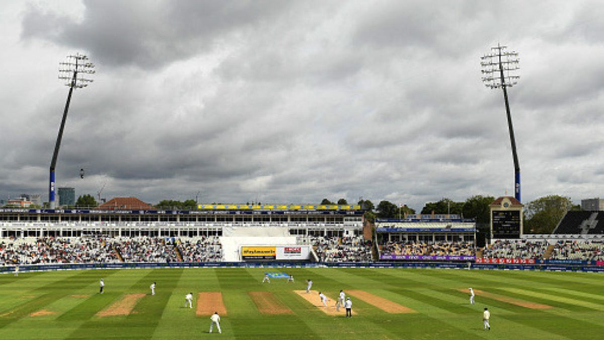 Joe Root of England plays a Shardul Thakur delivery during the fifth day of the fifth Test against India at Edgbaston on July 05, 2022 in Birmingham, England