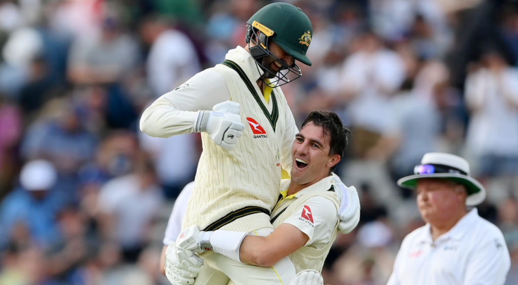 Pat Cummins breaks tailend record to script thrilling Ashes Test win at Edgbaston