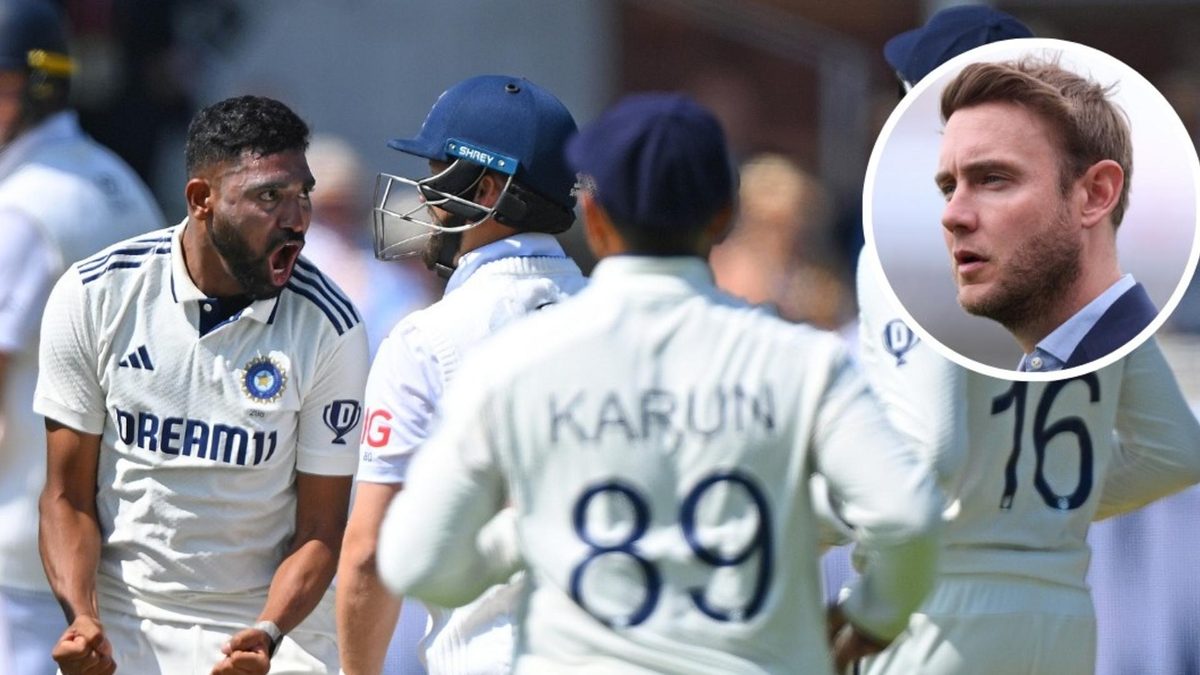 Stuart Broad has criticised the ICC's decision to fine Mohammed Siraj and not Shubman Gill after send offs