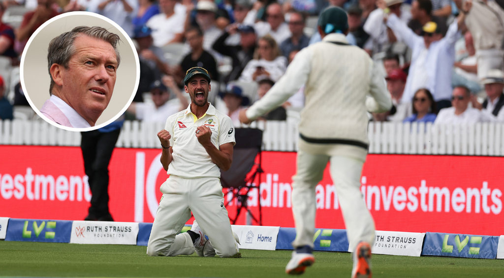 ‘If that’s England taking that catch, that’s out’ – Glenn McGrath brands Mitchell Starc catch decision ‘a disgrace’