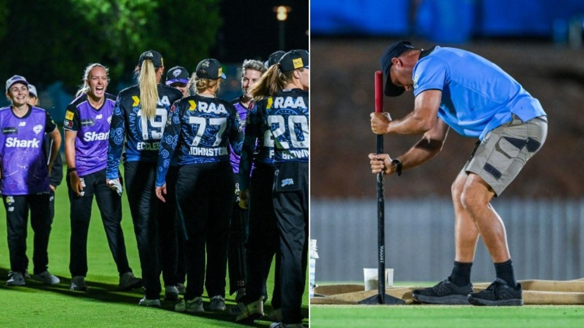 Bola Bergulir Ke Dalam Lapangan Saat Inning Break Forces Pengabaian Aneh Permainan WBBL | WBBL 2025/26