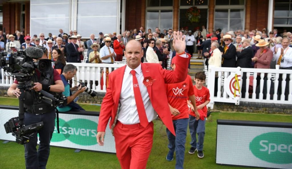 Lord’s turns red in honour of Ruth Strauss Foundation