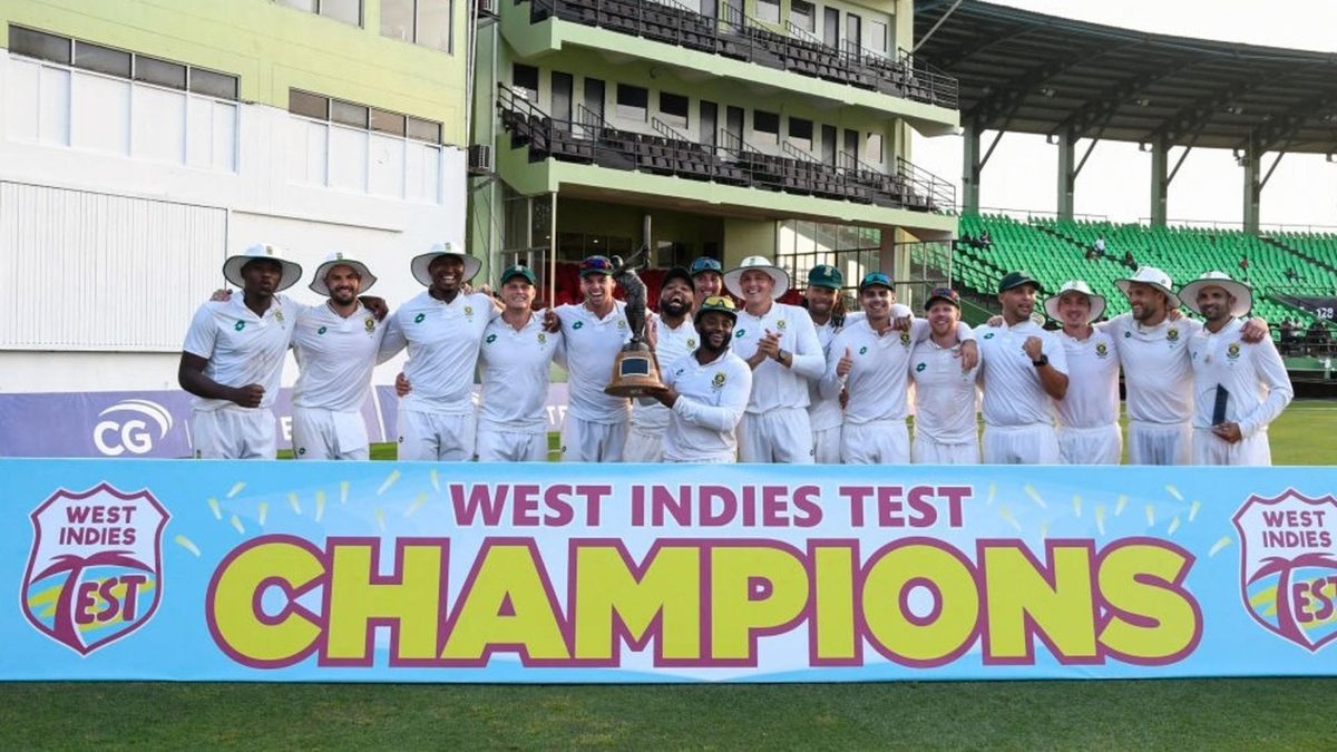 The latest updates to the World Test Championship points table after South Africa beat West Indies in Guyana.