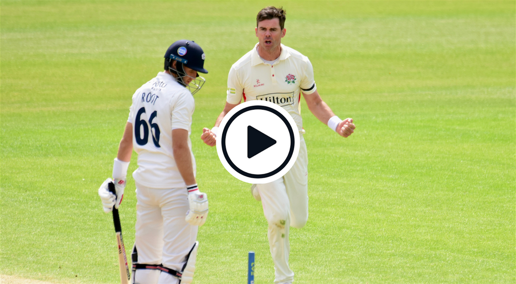 Watch: James Anderson rips Joe Root’s off and middle stumps out the ground with inducking beauty in Roses County Championship clash