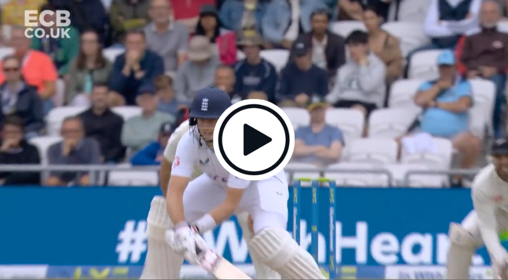 Watch: Joe Root reverse scoops Neil Wagner for six in the early stages of England’s run chase