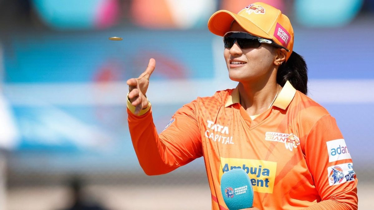 Sneh Rana during the 2023 WPL