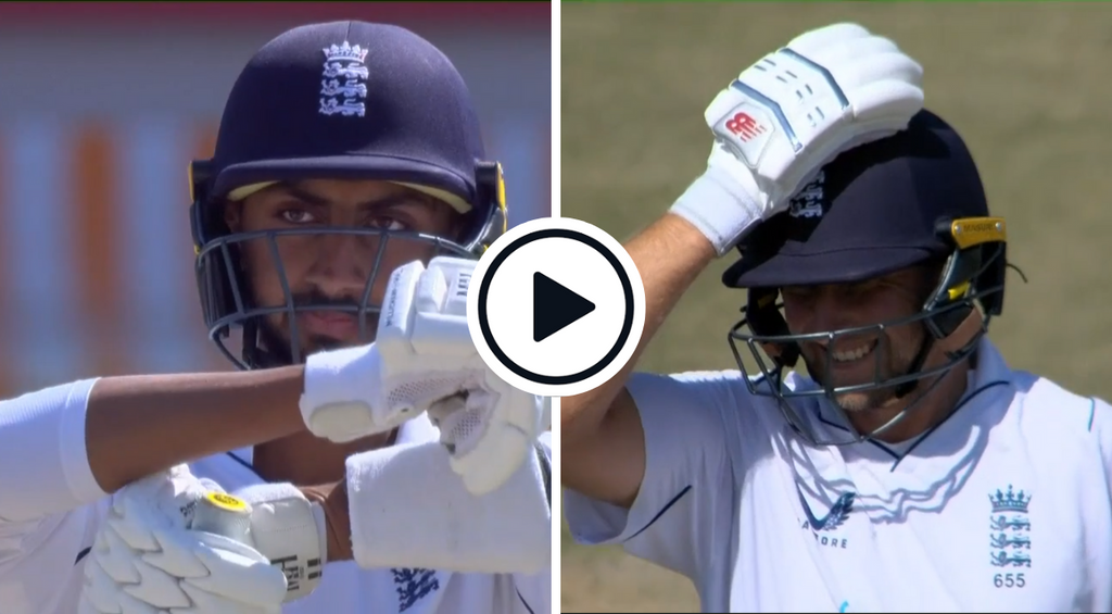 Watch: Joe Root laughs after Shoaib Bashir tries to review bowled dismissal