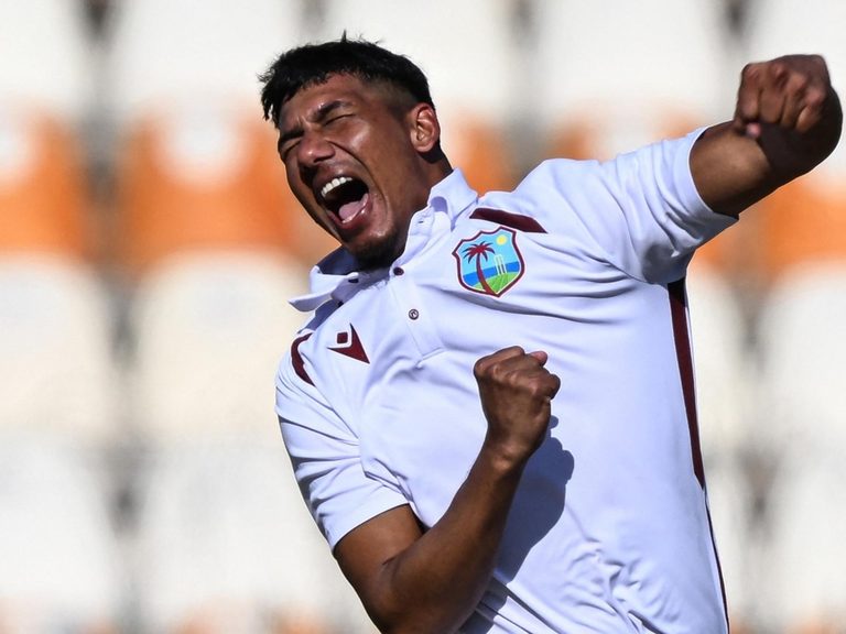 west-indies-spinner-gudakesh-motie-completes-third-career-10-for-to-continue-domination-over-domestic-rivals.Click to read full article.