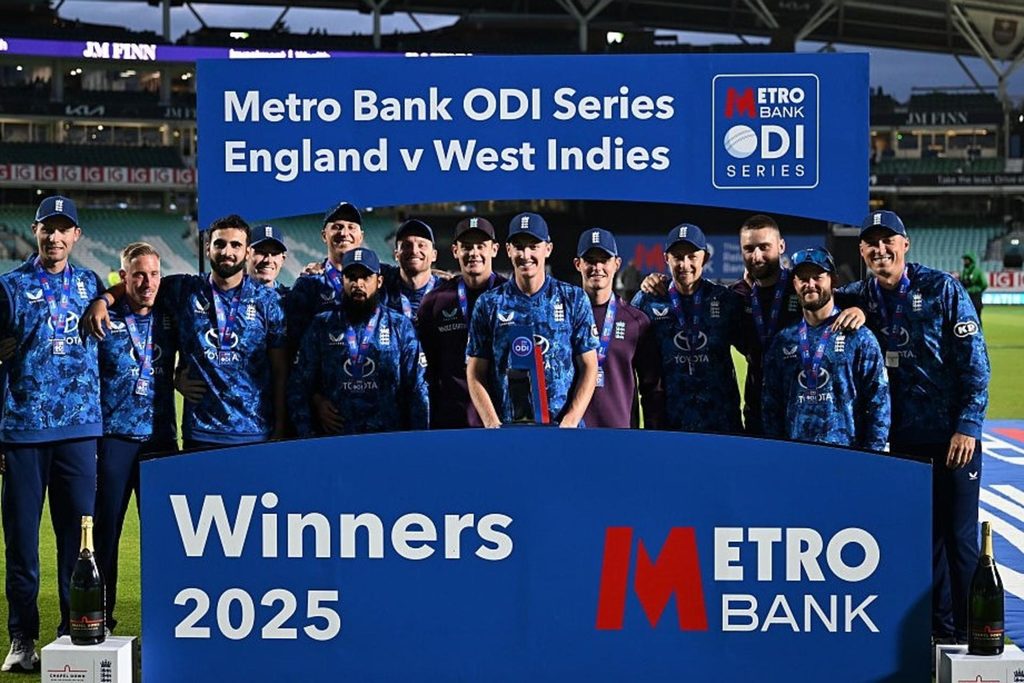 Updated ODI team rankings after England beat West Indies 3-0