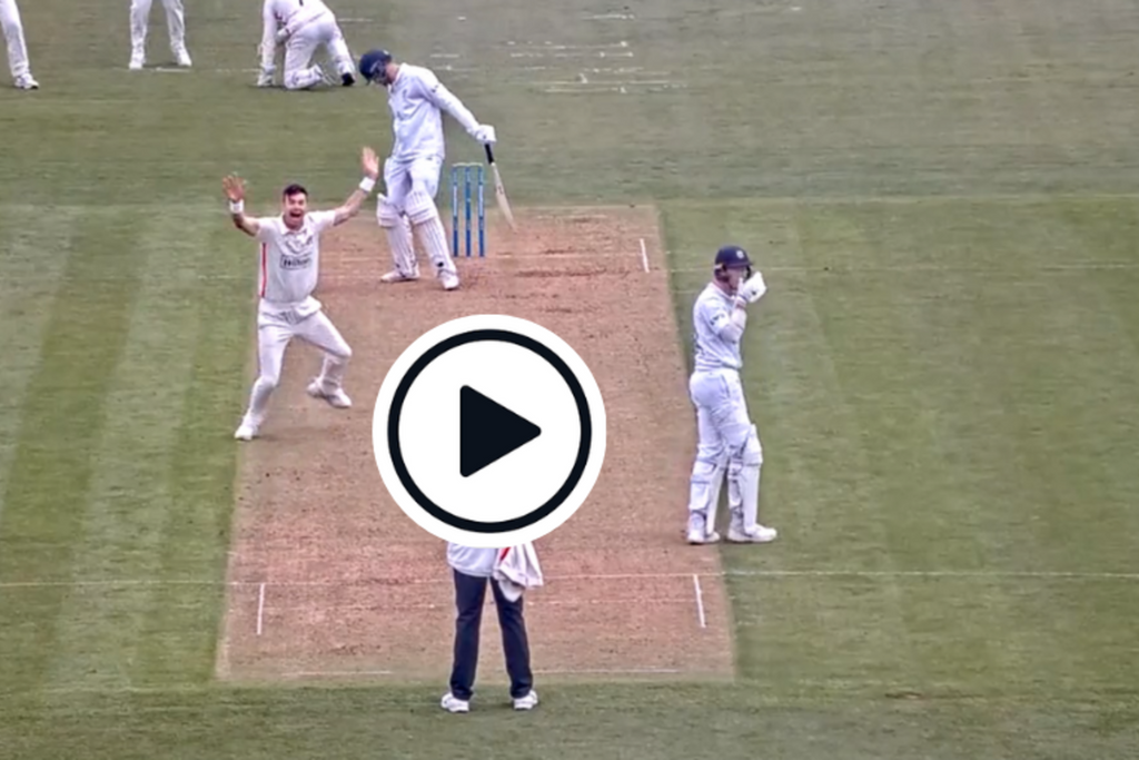 Watch: James Anderson claims James Vince with vicious inducker in impeccable County Championship new-ball spell